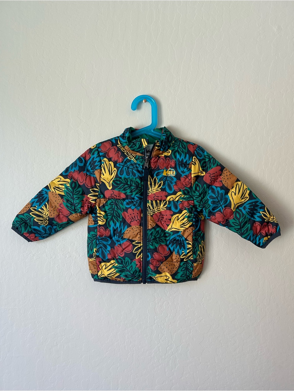 REI Coop Kids Autumn Print 650 Down Puffer Reversible - Size 2T
